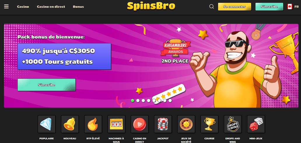 SpinsBro casino en ligne