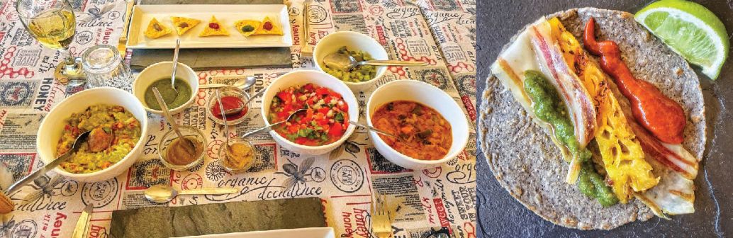 Garnitures et salsas